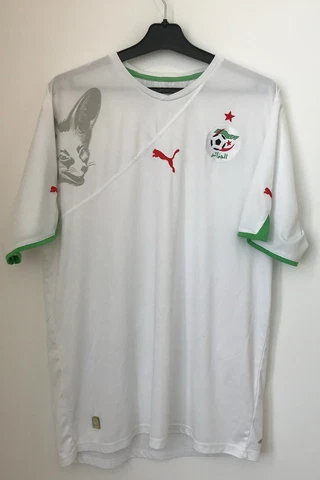 Algeria Home football shirt 2010 World Cup Jersey Puma size XL Cover