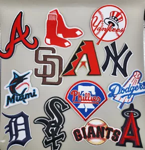 Baseball Patch Iron-On Sew-On Embroidered Applique Patches - Picture 1 of 3