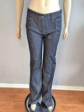 NWT Vintage Authentic Dolce and Gabbana Blue Flare Jeans size 40