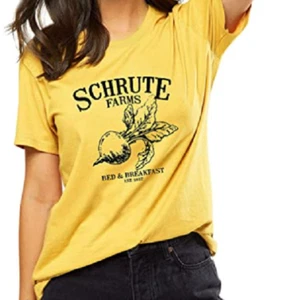 NEU OUNAR Damen-T-Shirt Schrute Farms Grafik süß The Office Größe 2XL - Bild 1 von 3