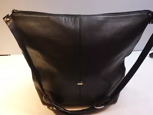Bolso de Mano Bally Cuero Negro, Compartimento Principal con Cremallera Cerrado - Imagen 1 de 12