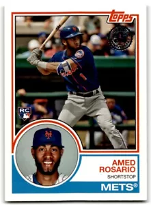 2018 Topps 1983 Baseball Amed Rosario New York Mets #83-50 - Picture 1 of 2