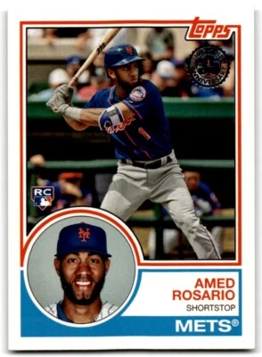 2018 Topps 1983 Baseball Amed Rosario New York Mets #83-50 - Image 1 of 2