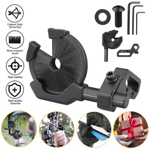 Hunting Archery Brush Arrow Rest Compound Recurve Bow Left Right Hand Adjustable - Picture 1 of 7