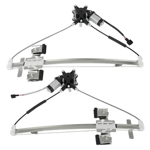 Power Window Regulator Pair Rear With Motor For 2006-2009 Mitsubishi Raider - Picture 1 of 13