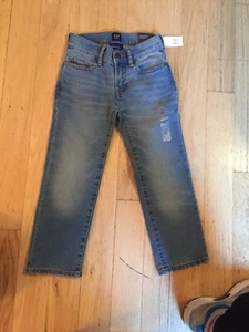 ***NWT GAP BOY'S Stretch Straight Jean Pants Size 5 ADJUSTABLE WAIST - Picture 1 of 3