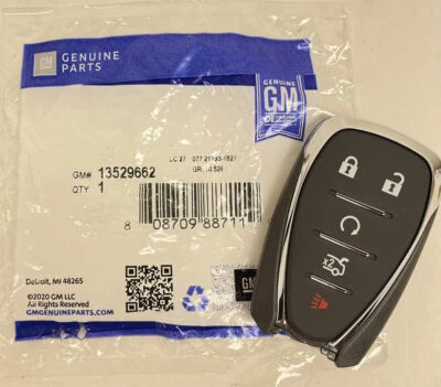 2016-2021 New Chevrolet Keyless Remote Entry Key Fob Transmitter 13529662 OEM - Image 1 of 4