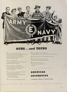 Pubblicità Pubblicità Vintage 1942 Locomotiva Americana Arsenale Nazionale Stampa Potenza - Foto 1 di 1