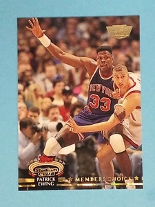 1992-93 Topps Stadium Club SOLO MEMBRI Patrick Ewing New York Knicks #207 π - Foto 1 di 2