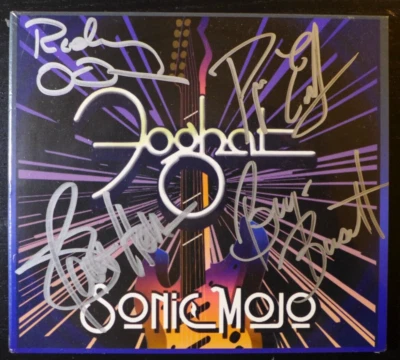 FOGHAT - AUTOGRAPHED "SONIC MOJO" BAND SIGNED COVER NEW SEALED CD 2023 Foto 1 de 2