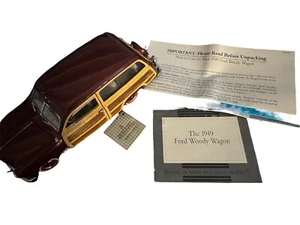 Franklin Mint - 1949 Ford Woody Station Wagon - 1/24 Diecast Scale MINT - Picture 1 of 13