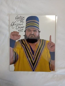 AKEEM THE AFRICAN DREAM THE ONE MAN GANG SIGNED WWE 8X10 PHOTO  - Bild 1 von 4