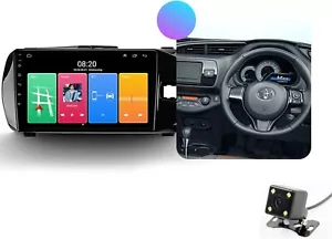 Für Toyota Vitz 9" Android Radio CarPlay Auto Rahmen Kabelbaum plus Rückfahrkamera - Bild 1 von 7