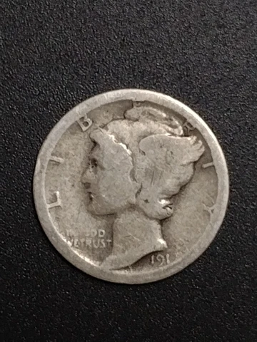 1917 S Mercury Dimes #2 Cover