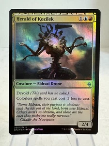 MTG Battle for Zendikar Herald of Kozilek 205/274 Uncommon Foil LP/NM XS8 - Picture 1 of 2