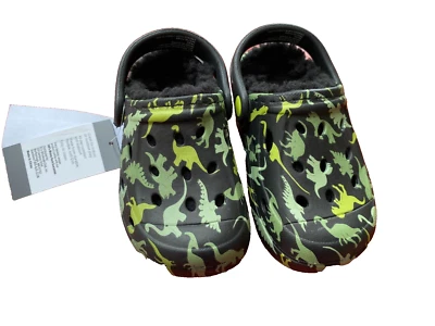 Zapatos para niños pequeños Berkley Jensen zuecos dinosaurios verdes talla US 7 NUEVOS CON ETIQUETAS Foto 1 de 4