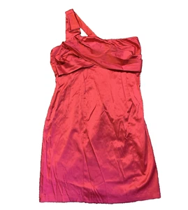 NWT! Motherhood Maternity Pink One Shoulder Dress - Size Large - Picture 1 of 6