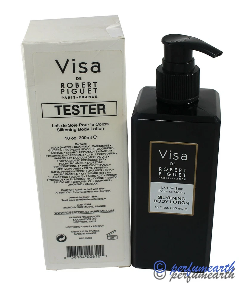 Loción corporal sedosa Visa De Robert Piguet 10, oz/300 ml nueva igual que en la foto Foto 1 de 1