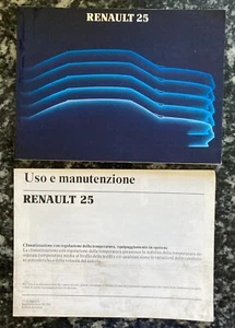 RENAULT 25 Uso e manutenzione 1985 - Foto 1 di 3