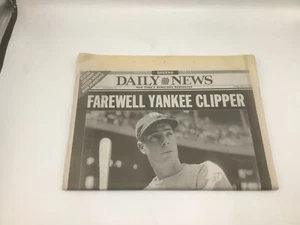 Yankees Hall Of Fame Joe DiMaggio Death-March 9 1999-NY Daily News Newspaper - Picture 1 of 9