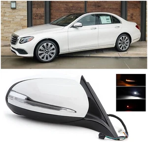 Espejo retrovisor lateral pasajero para Mercedes Benz W213 clase E E300 lado derecho blanco 16-20 - Imagen 1 de 14
