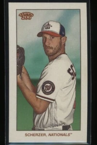 Max Scherzer - Sweet Caporal Ad Back 2020 Topps 206 (B) - Picture 1 of 2