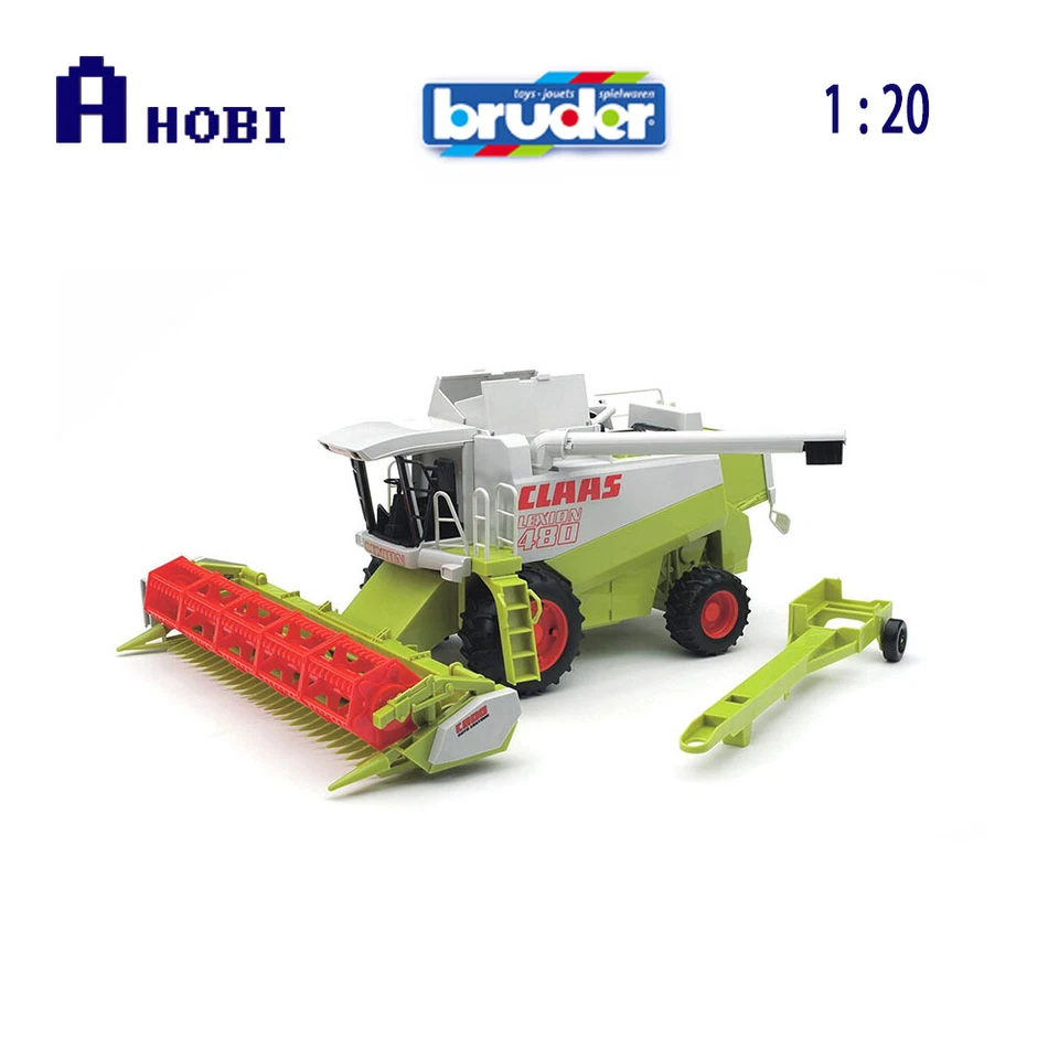 Bruder 1:20 Scale Claas Lexion 480 Combine Harvester Realistic Farm Toy - Image 1 of 2