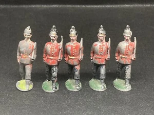 Manchester Regiment figures By Britains (yellow 158) SMALL SCALE, set 20B - Picture 1 of 6