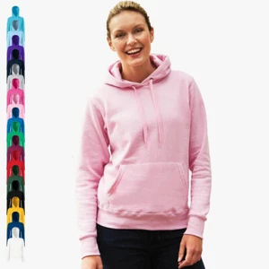 FRUIT OF THE LOOM - Damen Kapuzenpullover Hoodie Pullover Lady Fit Hooded Sweat - Bild 1 von 131
