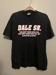 Dale Sr The Best There Ever Was Black T-Shirt Size XL Earnhardt NASCAR (D188) - Picture 1 of 6