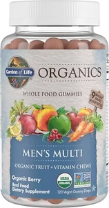 Garden of Life mykind Organics Men's Gummy Vitamins Methyl B12 C & D3 Gluten - Picture 1 of 7