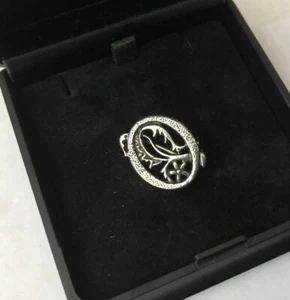 Vintage Scottish Ortak Sterling Silver Celtic Tie Lapel Pin Brooch Initial O - Picture 1 of 6