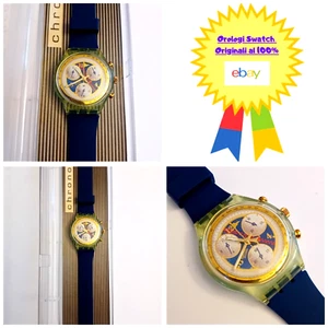Swatch Chrono Nuovo Nos Hole In One SCG106 1995 Vintage Orologio da polso - Imagen 1 de 10