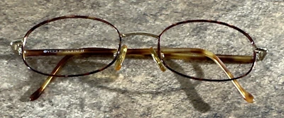 Monturas de gafas Vogue VO 3245 328 para mujer ovaladas de metal marrón 50-19-135 Italia G1 Foto 1 de 4