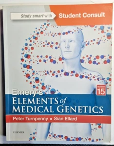 Emery's Elements of Medical Genetics 15th Ed., Paperback - FREE DELIVERY! - Picture 1 of 21