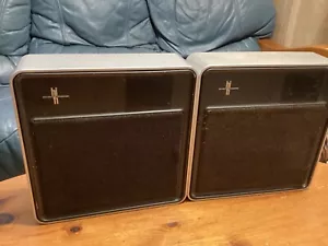 PHILIPS VINTAGE BOOKSHELF SPEAKERS TYPE 22RH430/01B 4 ohm 20 watt - Picture 1 of 8