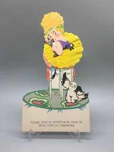 Telefono Vintage Art Deco Place Card Cuddle Me Campbell Art Ruth Newton anni '20 - Foto 1 di 5