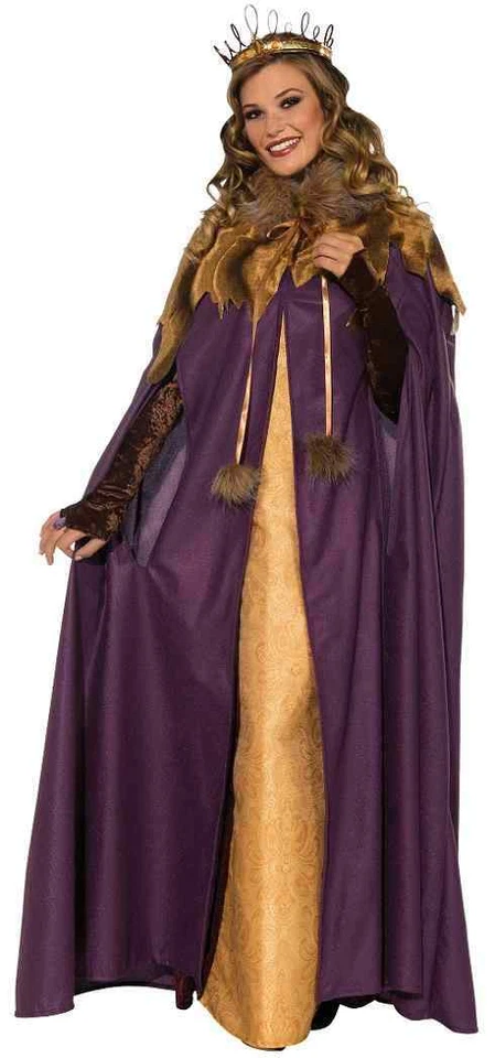 Capa Doncella Medieval Juego Tronos Vestido Elegante Halloween Adulto Disfraz Accesorio Foto 1 de 2