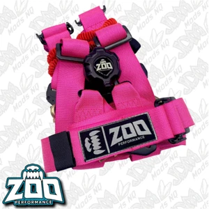 Zoo Performance 2" FIA Approved 6-Point Race Harness Pink - Bild 1 von 9