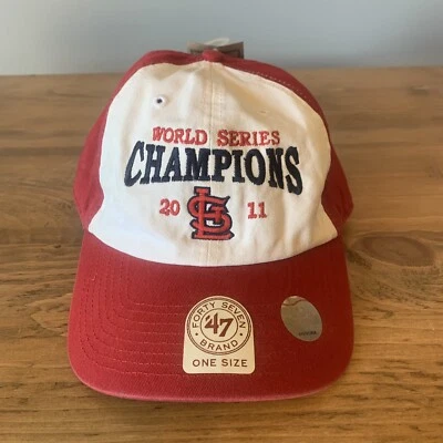 St. Louis Cardinals 2011 World Series Champion ‘47 Brand Adjustable Hat - Image 1 of 4