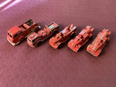 Lote de camiones de bomberos diecast Tootsietoy de colección Foto 1 de 3