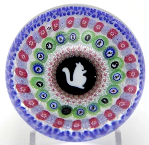 Beautiful BACCARAT France Gridel Series SQUIRREL Art Glass Crystal Paperweight - Picture 1 of 10