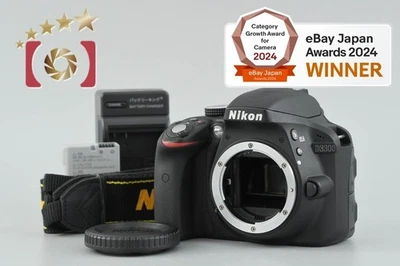 Nikon D3300 Black 24.2 MP DSLR Camera Body [Excellent] - Image 1 of 4