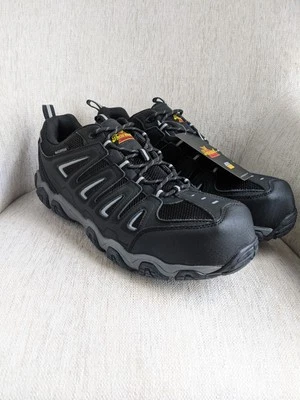 Thorogood Crostex 防水运动鞋黑色男式 14 M 码 — 第 1/4 张图片