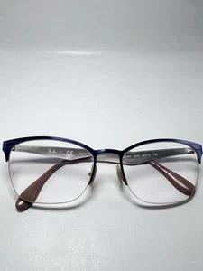 Ray-Ban Eyeglasses RB 6345 2918 Polished Violet Half Rim Frames Only 52[]17 135 - Picture 1 of 6