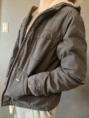 Chaqueta Carhartt Active de Lona Aislada Forrada con Edredón Negra Jóvenes Niños Grande 14-16 Foto 1 de 4