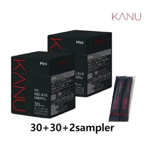 Café instantáneo americano tostado suave KANU Mini 30stX2+2 Dk Roast Corea envío gratuito - Imagen 1 de 6