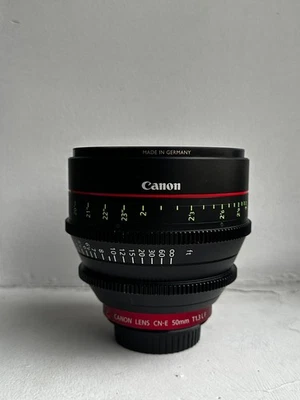 Canon CN-E 50mm T1.3 L F EF Lens – Full-Frame Cine, 4K-Ready - Excellent - Image 1 of 4