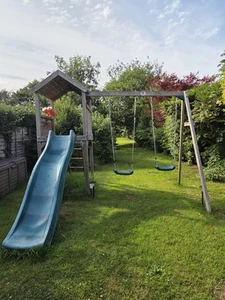 Plum Play Lookout Tower with Swing Arm X2 swings & Slide - Picture 1 of 6