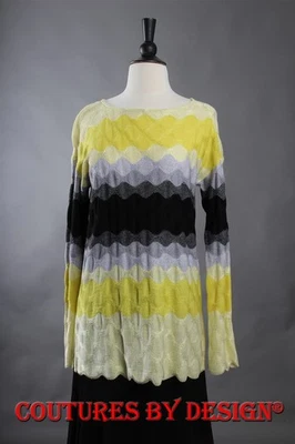 Túnica St John Tejidos Patrón Diamante Calibre Fino Absenta Talla Grande Nueva con Etiquetas Precio de venta sugerido por el fabricante $745 Foto 1 de 2